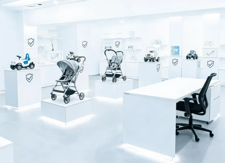 Britax mobility research and family consultation space