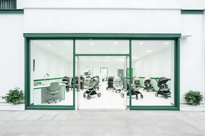 Britax support office and showroom map illustration